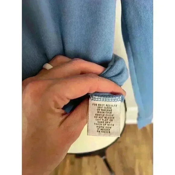 Peter Millar Women's Blue Quarter Zip Pullover Golf Gator Embroidered Size L - Picture 8 of 11